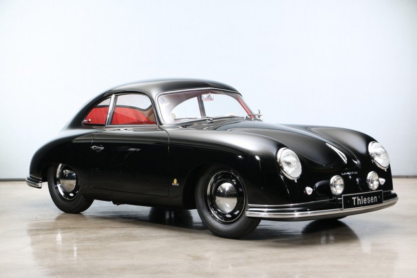 ポルシェ 356A(1948) - 自社生産により製品名に「ポルシェ」と冠した