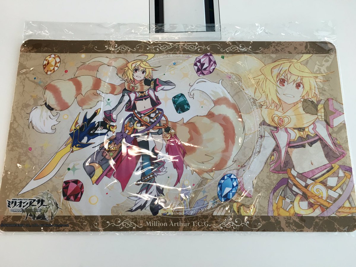 8月に開催予定のミリオンアーサーTCGイベントの会場限定物販の一部が