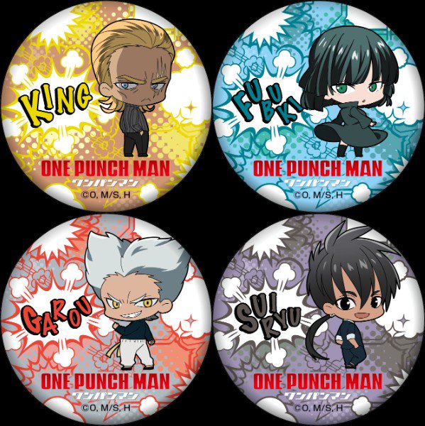 ワンパンマン サイタマ 地獄のフブキ ぷりぷりプリズナー 缶バッジ