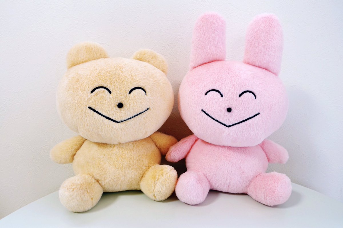 うさぎとくまのぬいぐるみセットの先行予約受付を5/28(月)12:00に開始