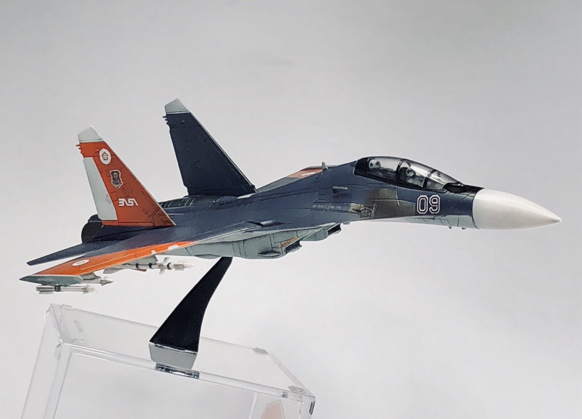 1/144でミハイのSu-30SM完成しました！ 後席のコプロをそれらしく追加