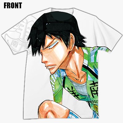 弱虫ペダル」全面プリントTシャツ/荒北靖友＆金城真護 洋南大学ver