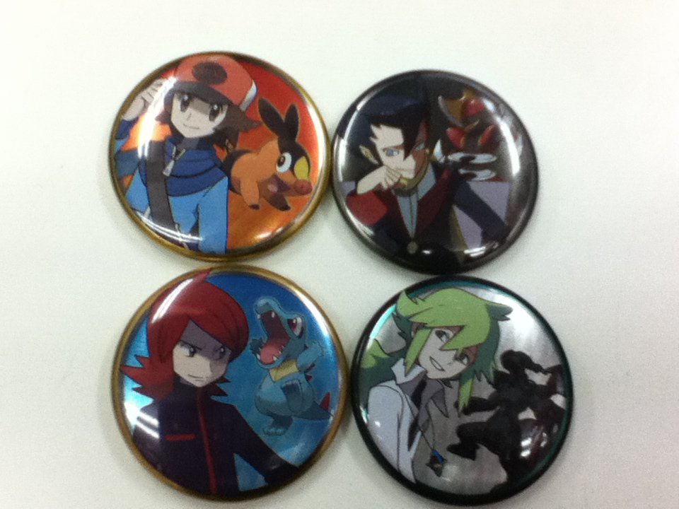 ポケモン トレーナーカンバッジコレクション ＃トウヤ ＃ギーマ ＃N