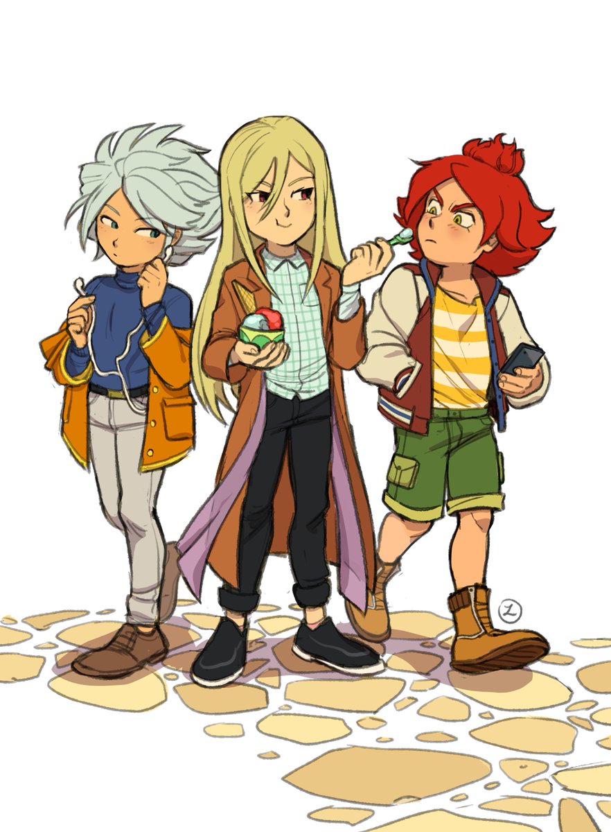 want some? 🍨 #イナズマイレブン #涼野風介 #亜風炉照美 #南雲晴矢