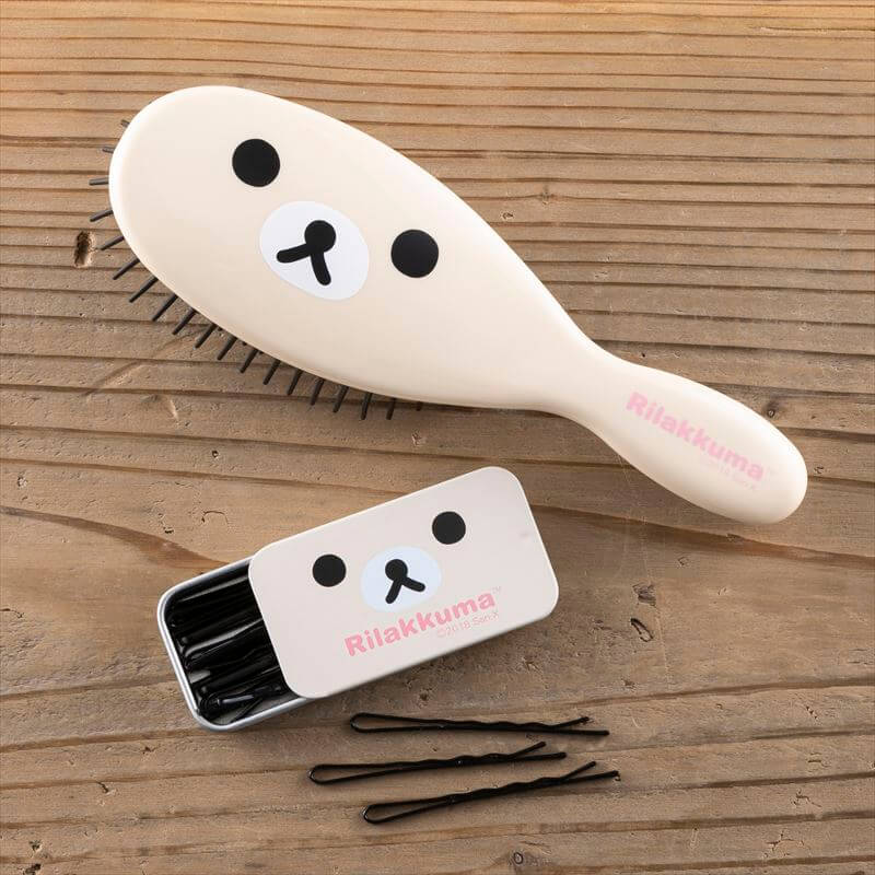 数量限定】大人気の #リラックマ × #貝印 のコラボ！ ヘアブラシ等の