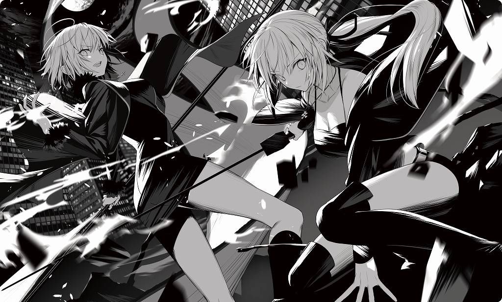 C95 冬コミ コミケ】 新作発表ラスト モノクロ新宿プレイマットと