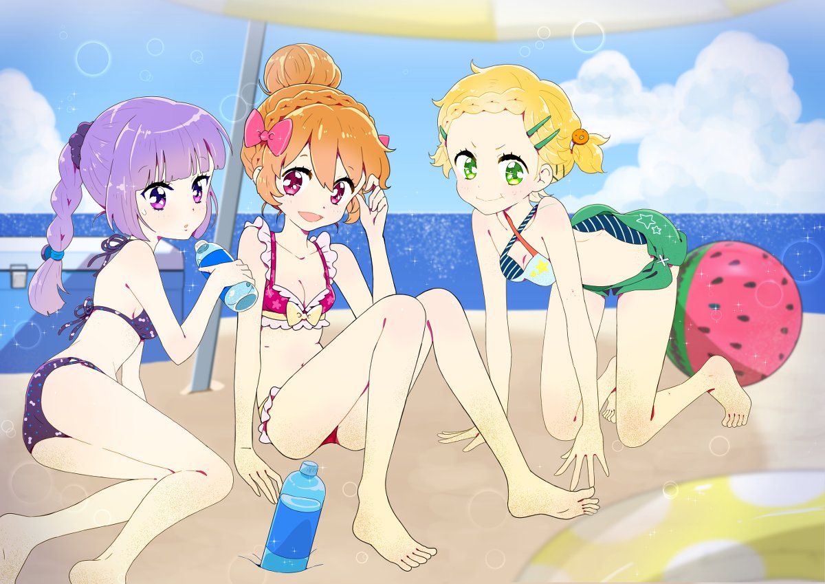 ルミナスの海！ #アイカツ! #大空あかり #氷上スミレ #新条ひなき