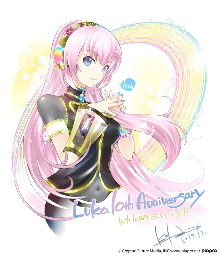 Happy 10th anniversary Megurine Luka!!!! here's to 10 more