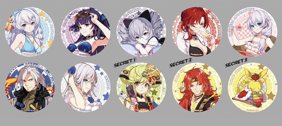 oO（お待たせいたしました！コミケ購入特典のお知らせです♡ miHoYoの