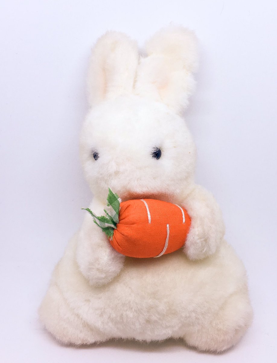 セキグチ社のニンジンを抱えているうさぎさん。私が、まだ0歳くらいの