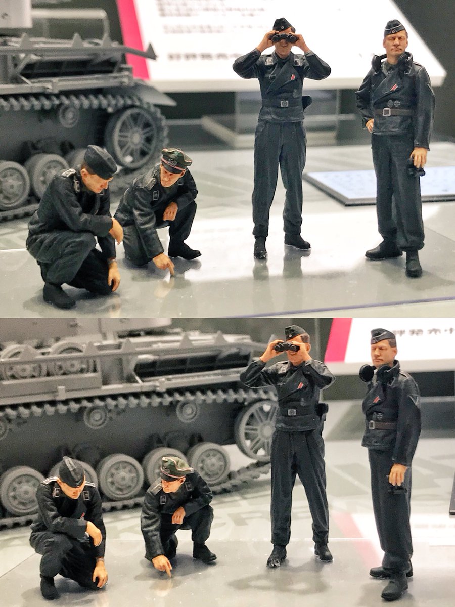 1/35 ドイツ国防軍 戦車兵セット』8体セットです。好評発売中 #全日本