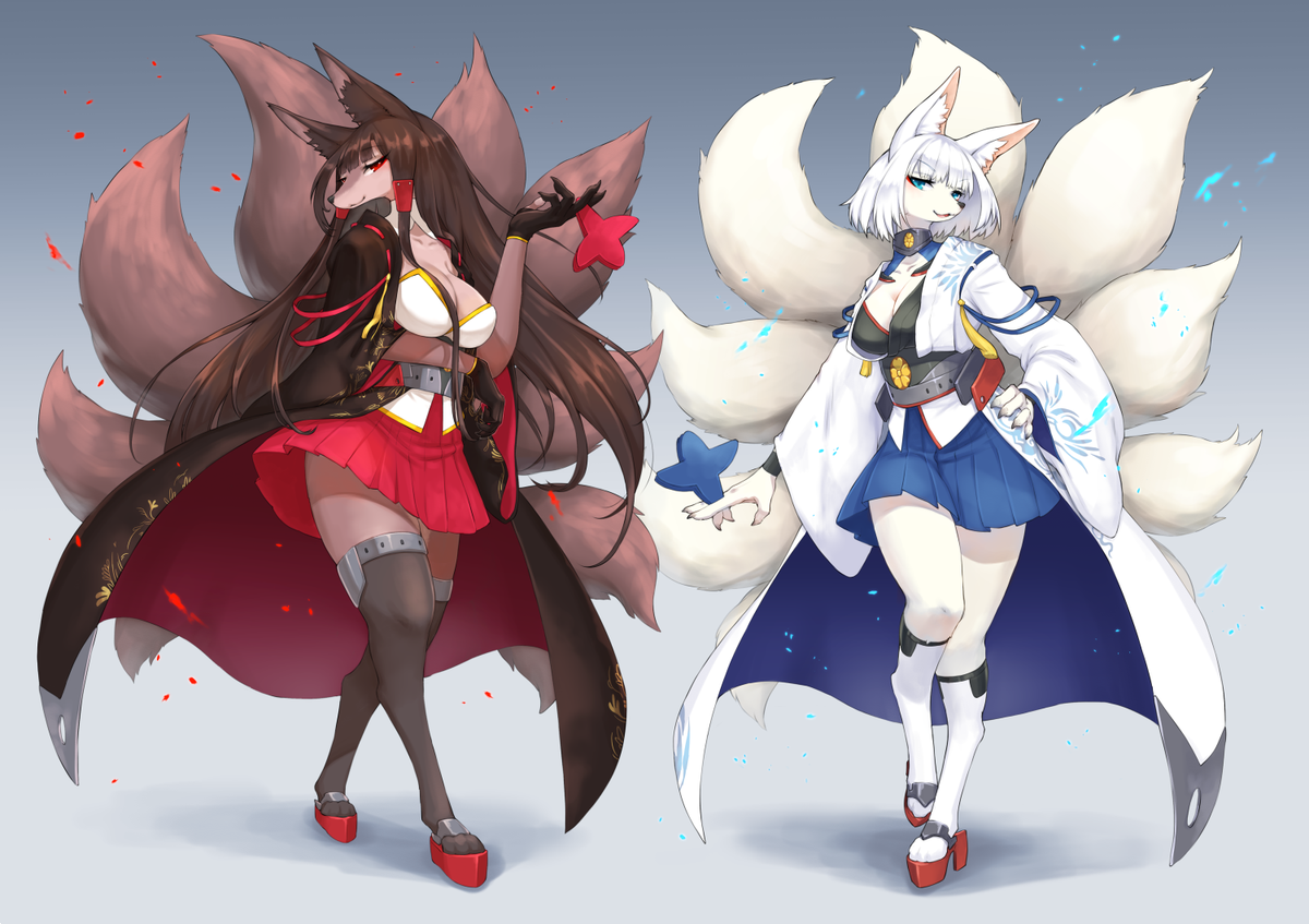 赤城さんと加賀さん #アズールレーン