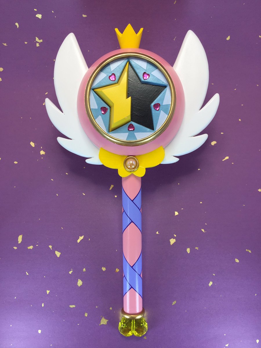 春頃から作っていたスターバタフライのステッキがようやく完成しました