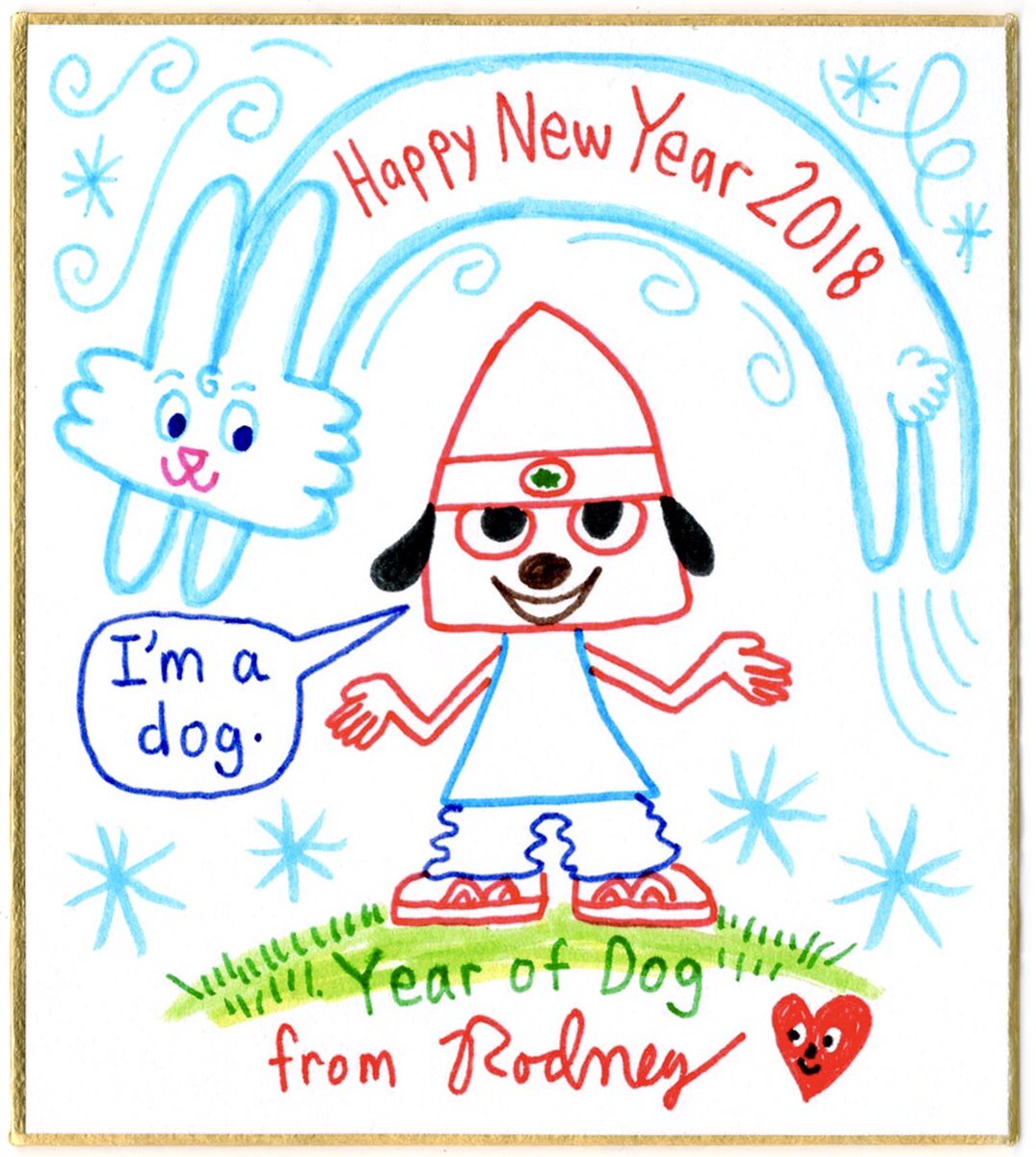 Happy New Year! #YearOfTheDog #2018 #パラッパ #サンダーバニー