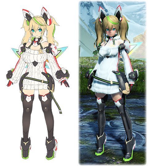 PSO2』に登場しているジェネちゃんが着ている新レイヤリングウェアは