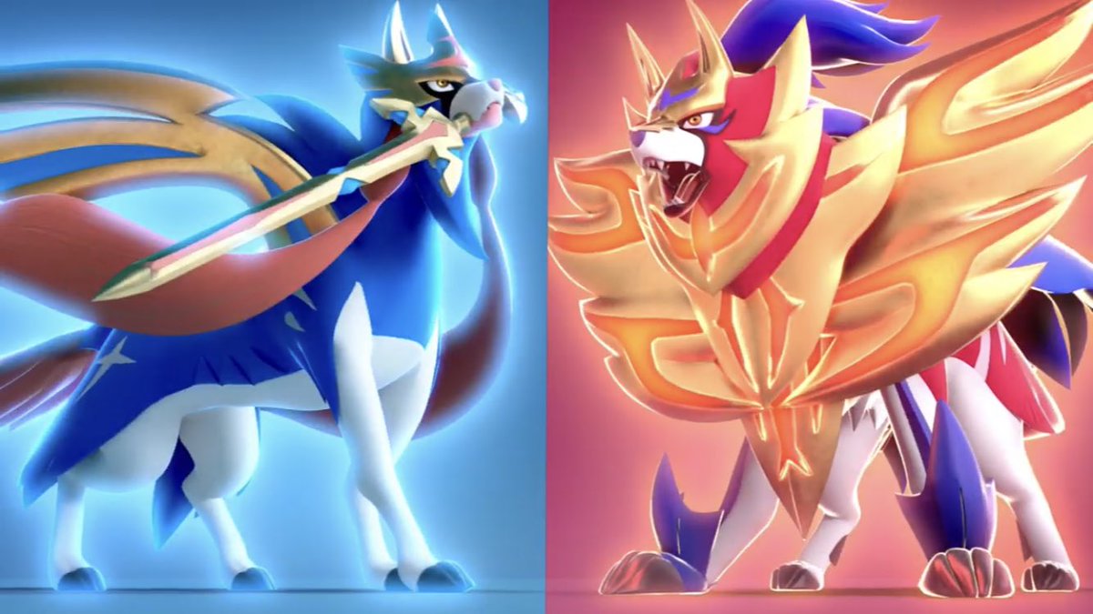 伝説、やっぱお互いの背中守る系なのかな仲いいのかな 2匹で対な感じ