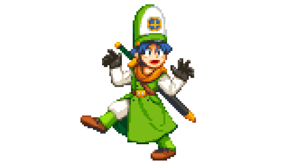 ファミコン】ドラゴンクエストIV 導かれし者たち クリフト #ENIX