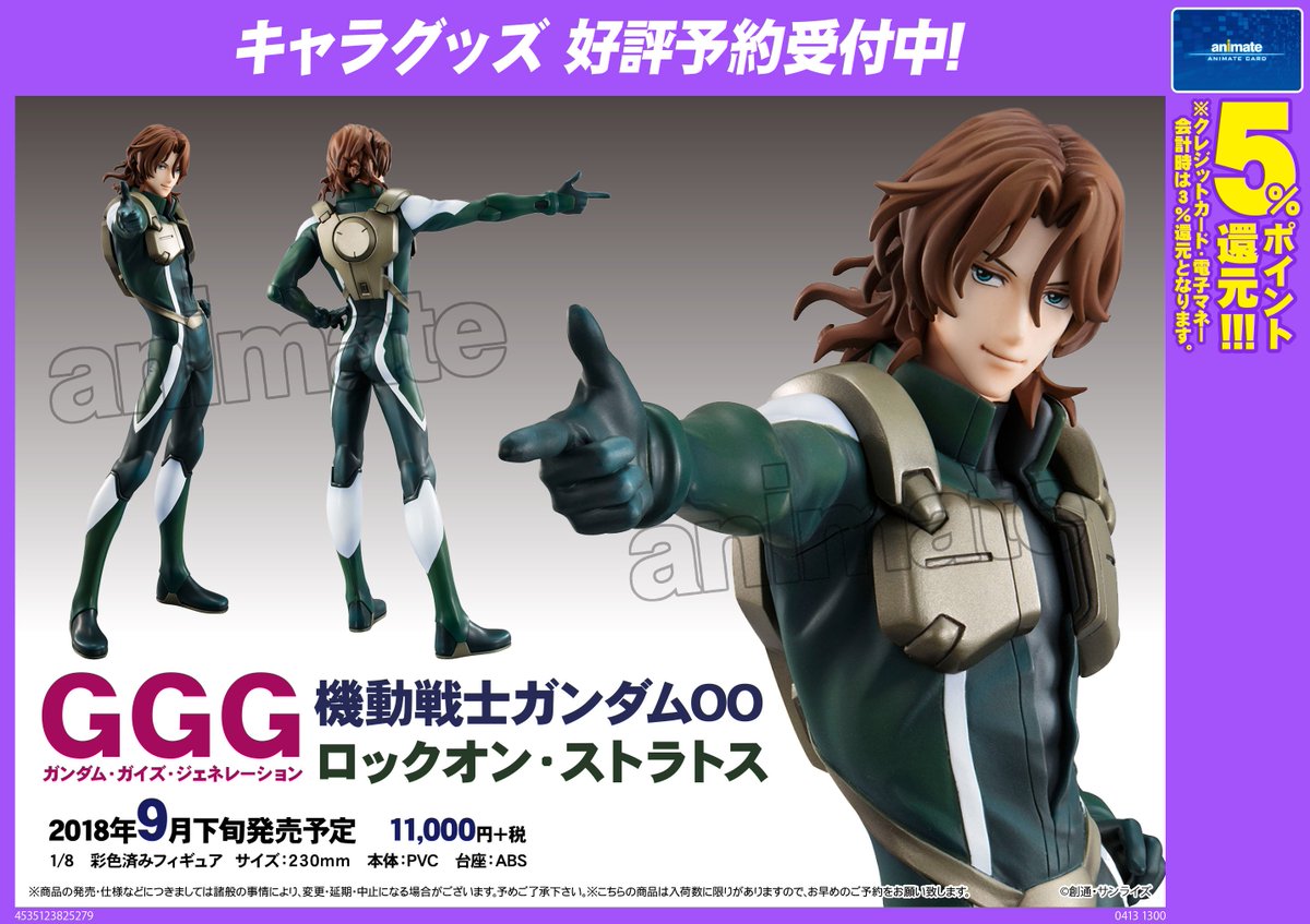 GGG 機動戦士ガンダム00 ロックオン・ストラトス 完成品フィギュア