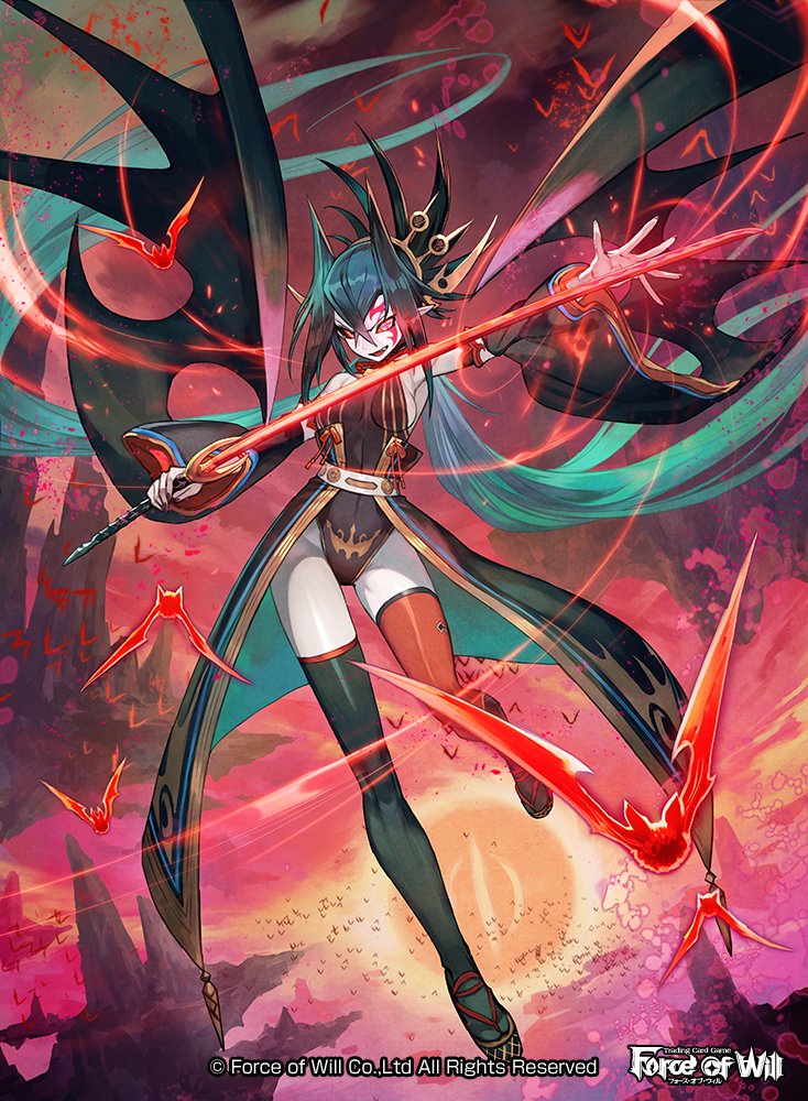 6月8日発売のTCG【Force of Will】第4弾 『十六夜の風』にて「御影零