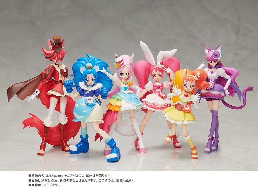 先日の5人集合に続き…… 『キラキラ☆プリキュアアラモード』の6人全員