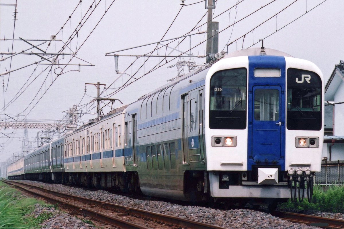 415系K880編成】 勝田方に二階建て普通車を組み込んだ常磐線の異端児