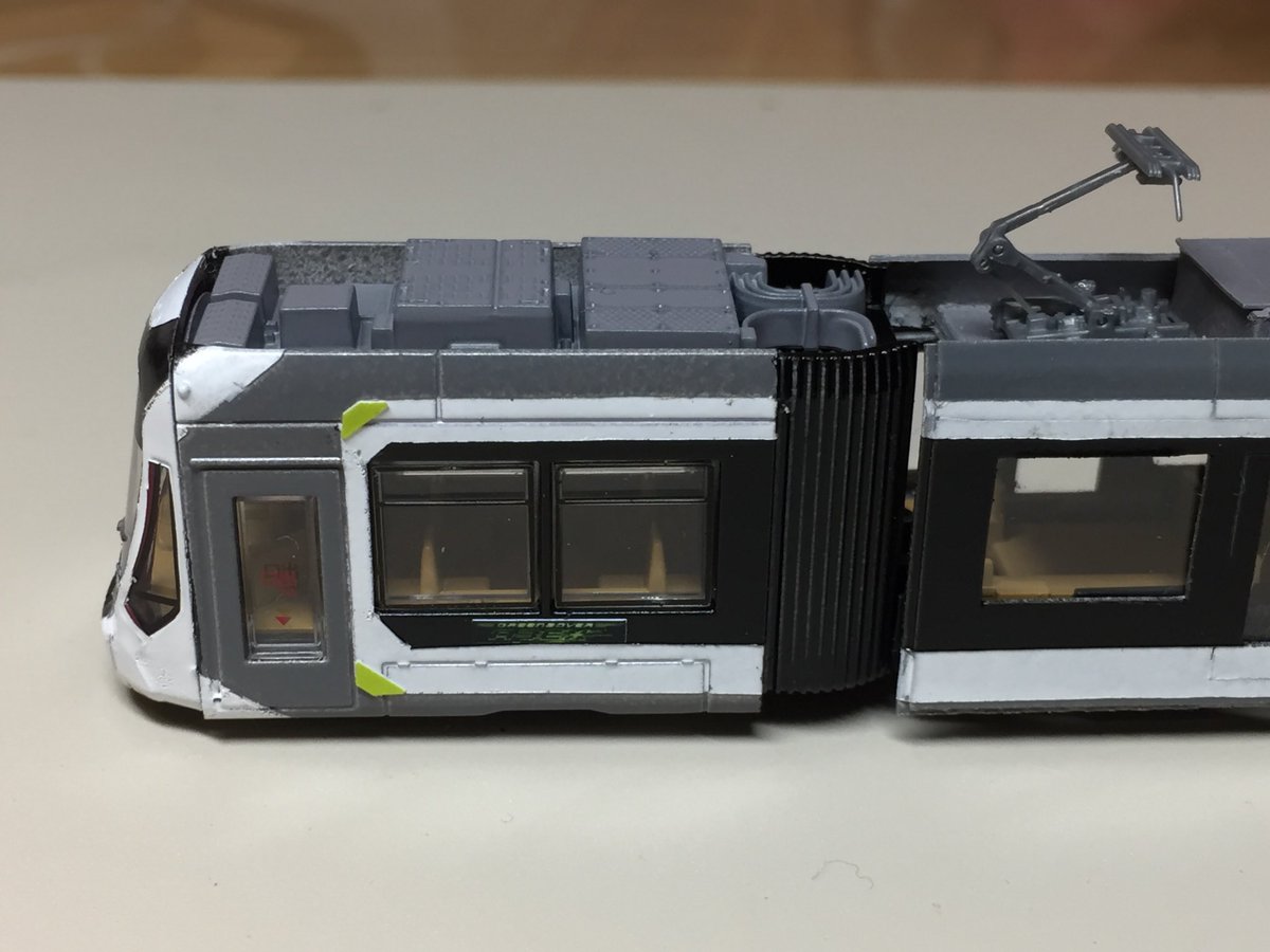 鉄道模型コンテスト向け新作その② 広島電鉄5200形 グリーンムーバー