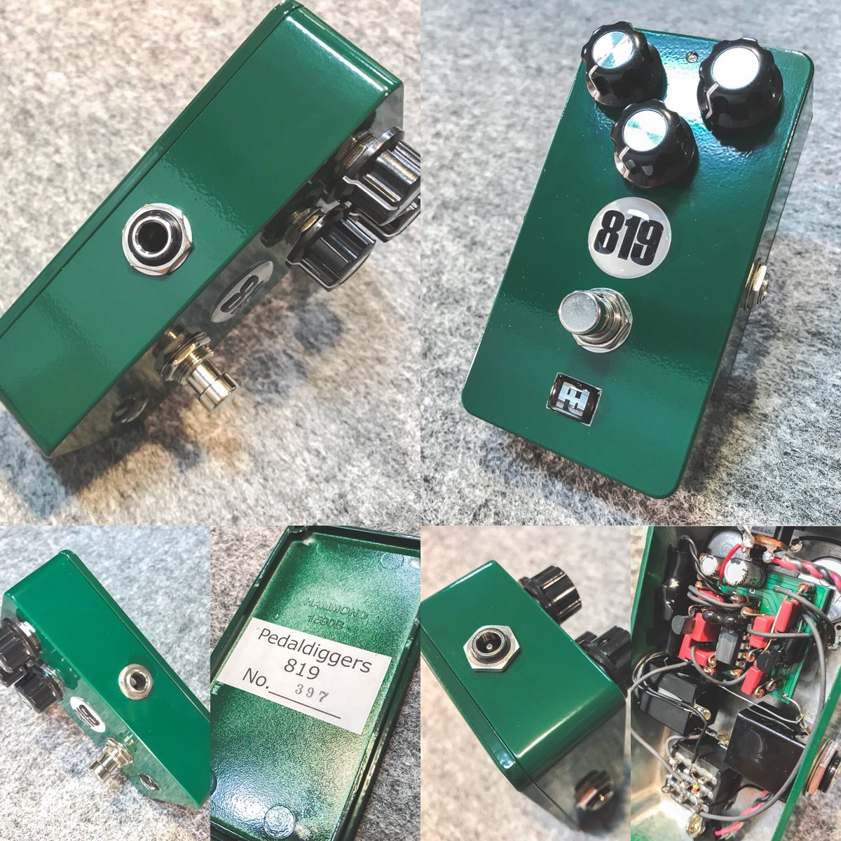 国産ハンドメイドエフェクター Pedal diggers / #819 が入荷しましたー