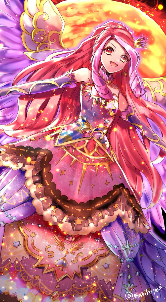 アイカツスターズ！エルザフォルテ様描きました☀️エルザ様のステージ