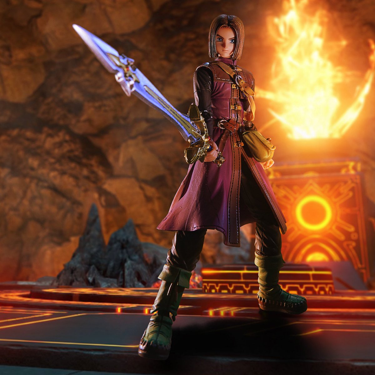 東京ゲームショウ2018にて、アクションフィギュア「ドラゴンクエストXI