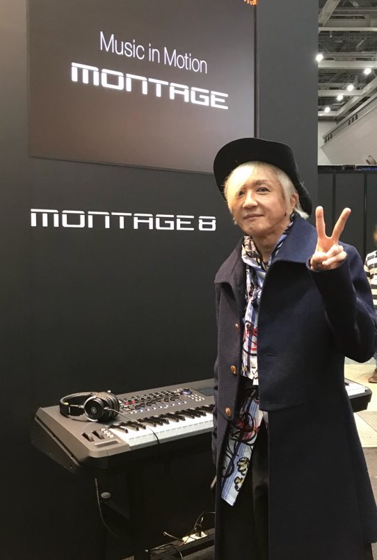 浅倉大介さん( @daisukeasakura )がブースに来てくれました！ #楽器