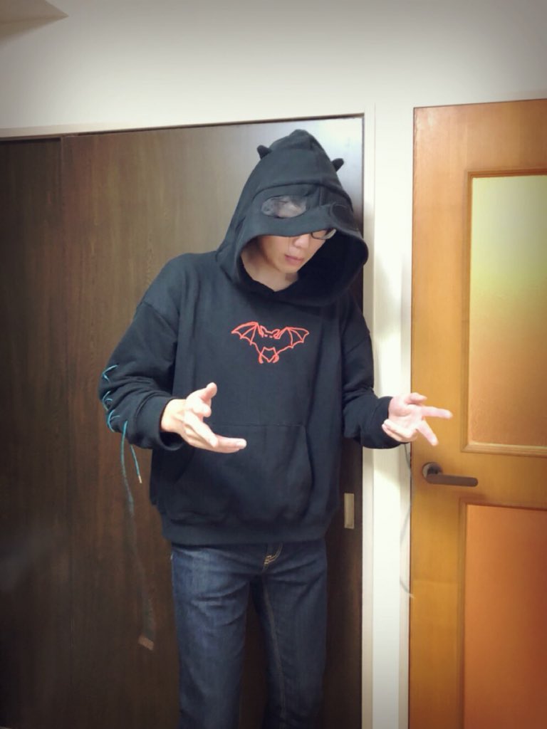 米津玄師 こうもりパーカー XL ブラック '18 Flamingo 米津玄師