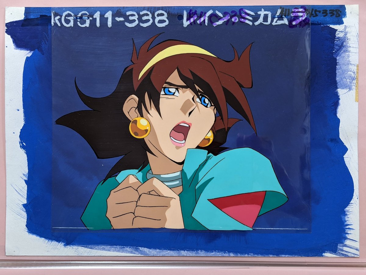 今日の機動武闘伝 #Gガンダムの セル画 (動画付) ×2 第11話「雨の再会