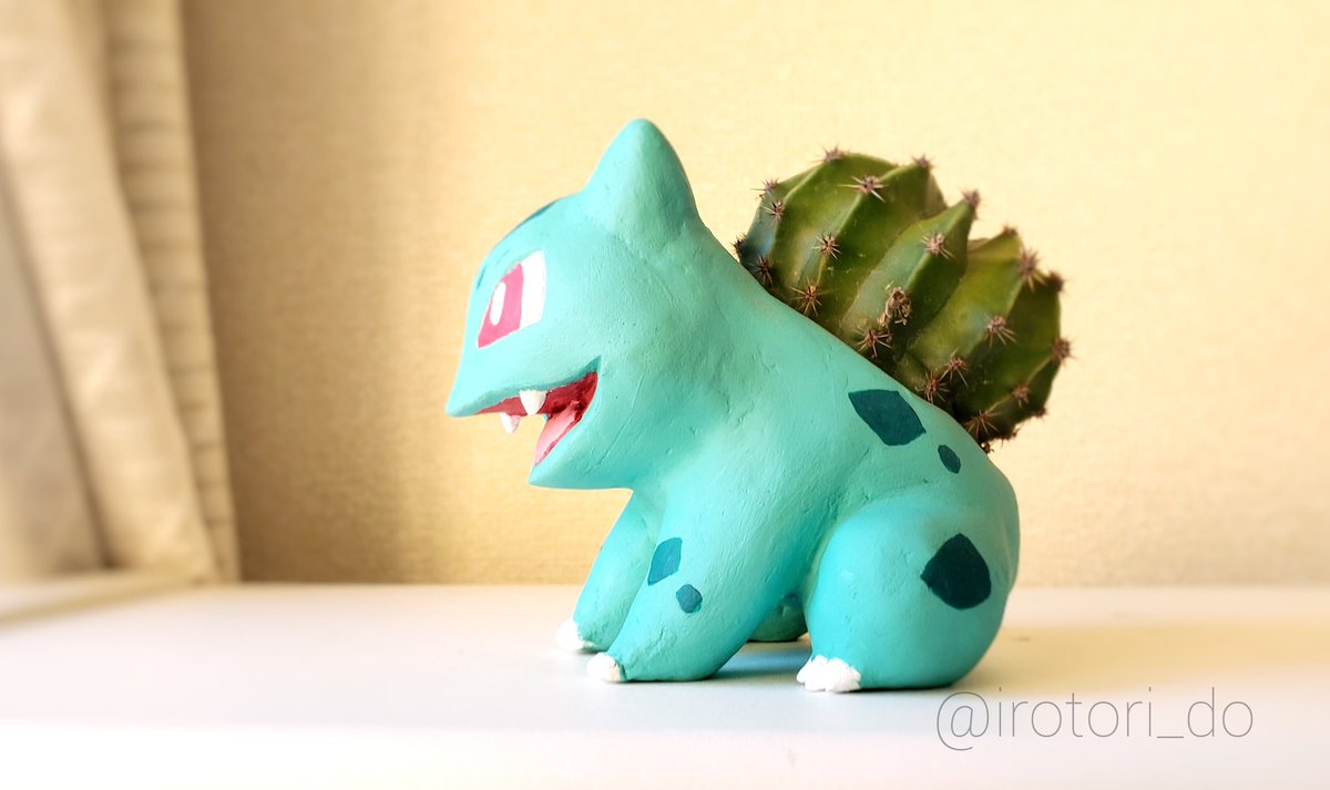 RT @irotori_do: フシギダネの植木鉢を作りました🌷 #ポケモン #pokemon