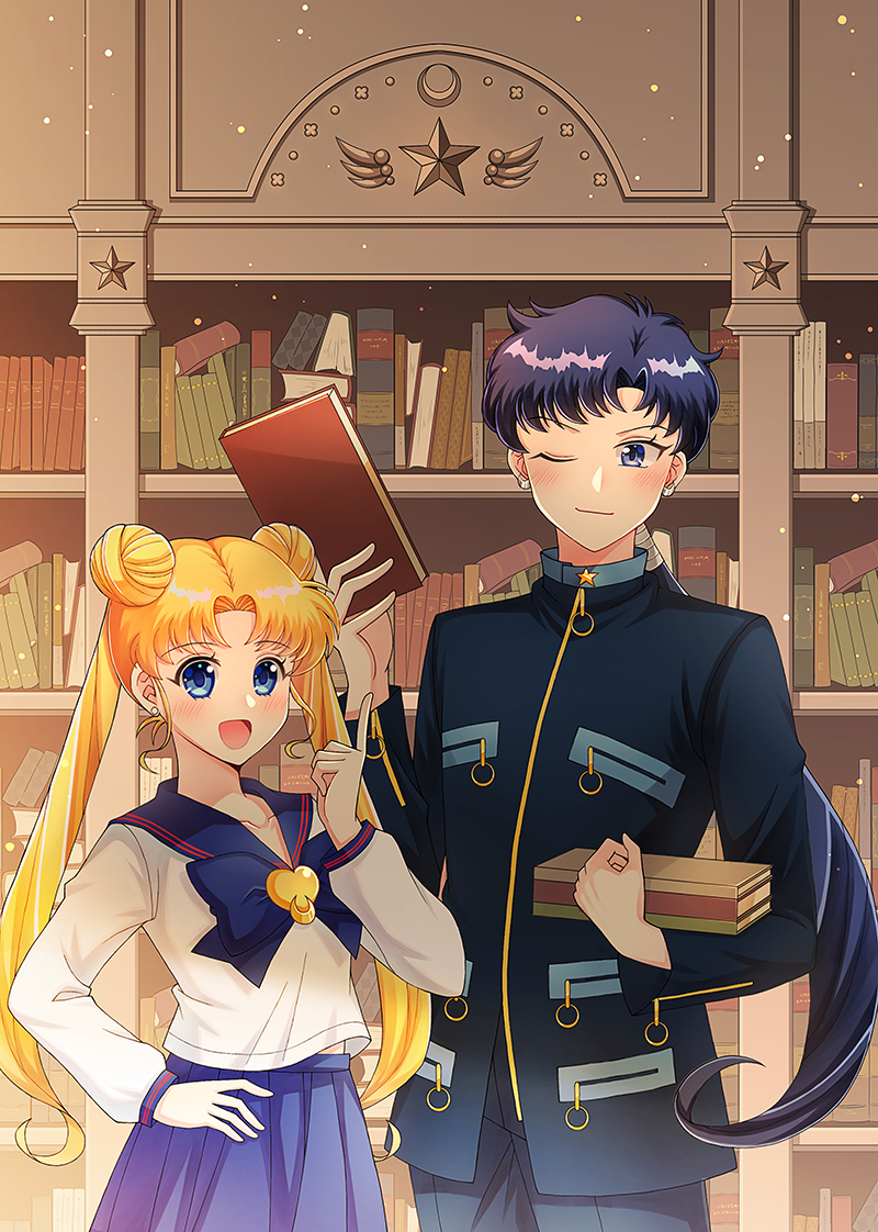 星月合志的插图 #星野光 #月野うさぎ #美少女戦士セーラームーン #星うさ