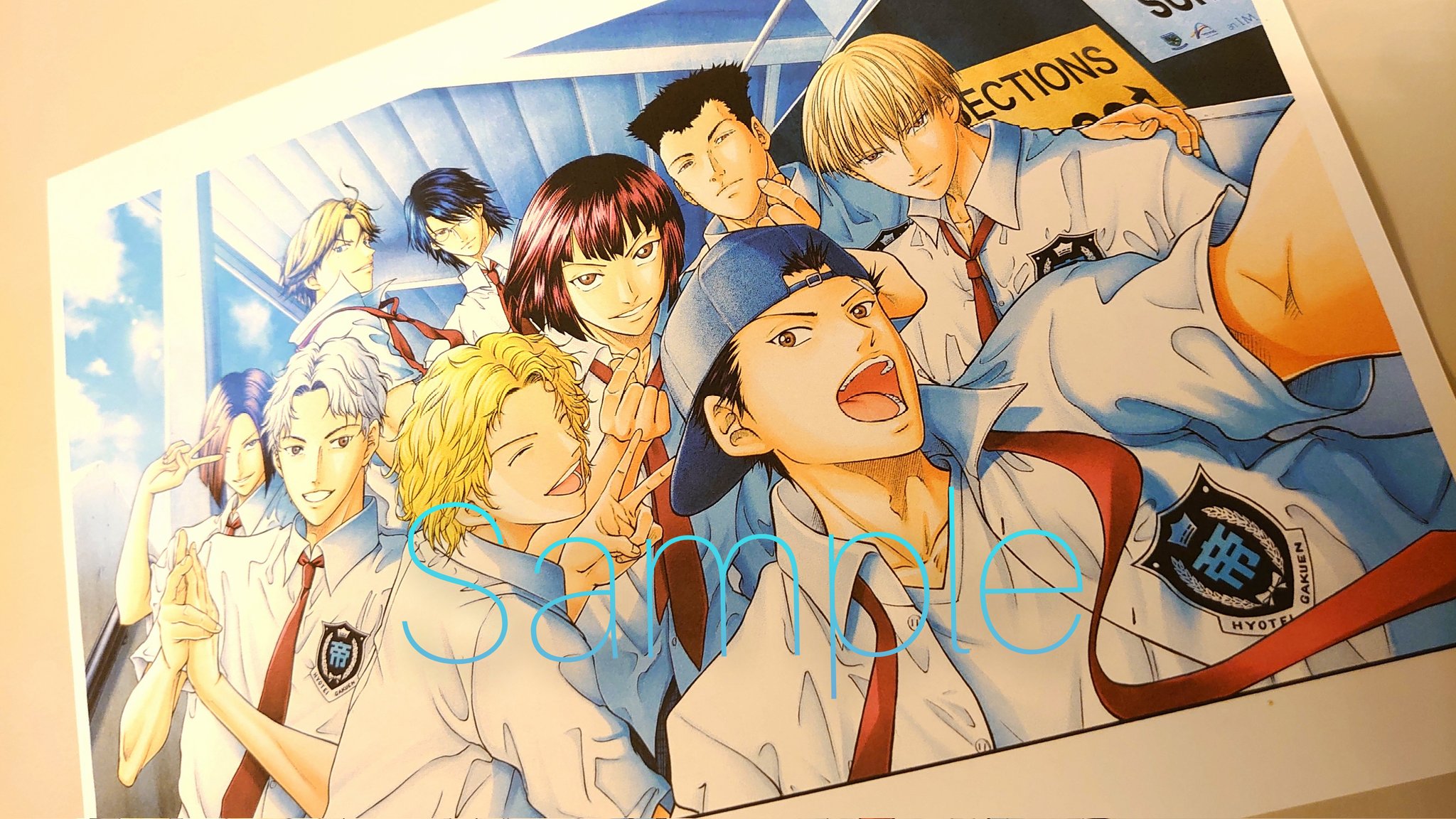 テニスの王子様 テニプリフェスタ キャンバス絵画 跡部＆忍足