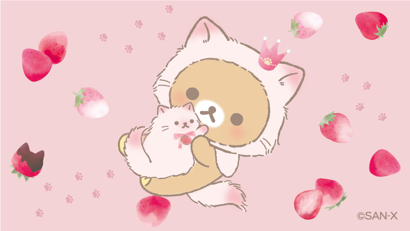 リラックマもスペシャルゲストとして登場！ いちごの香りの