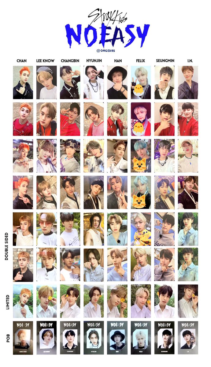 StrayKids トレカ MMT ヨントン NOEASY 全員セット StrayKids トレカ