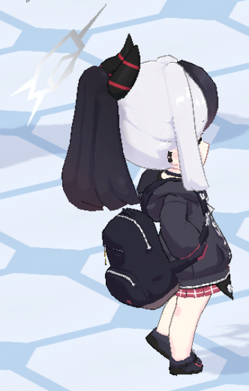 鬼方カヨコ #ブルアカ #ブルアカ後ろ向き