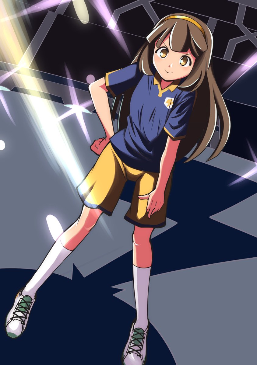 お題箱から「イナズマイレブンgoの菜花黄名子ちゃんを描いてください