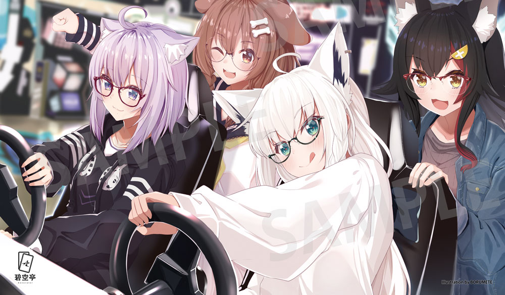 戌神ころね ,猫又おかゆ ,大神ミオ ,白上フブキ 「【ホロケット通販