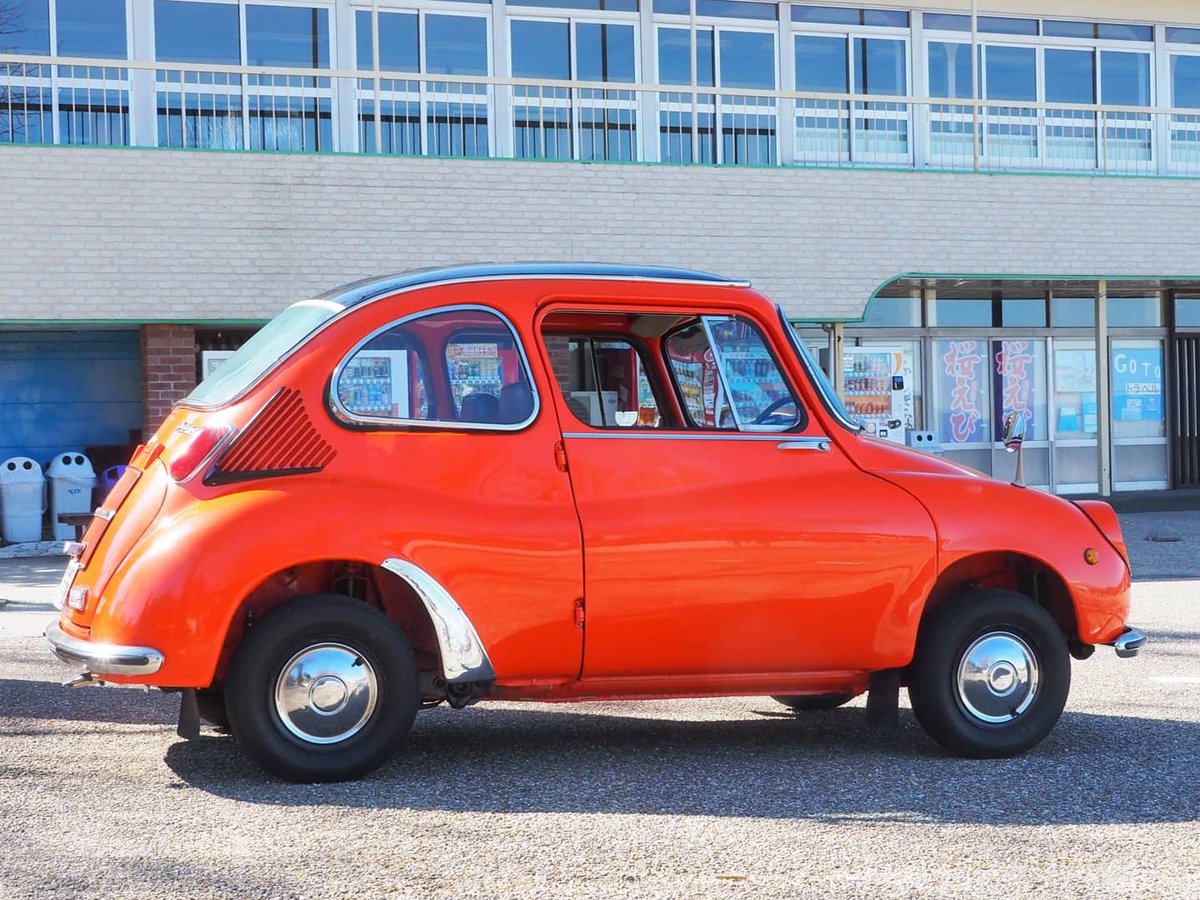 昨日の日本平で出会ったご先祖さま。 #スバル360 #てんとう虫