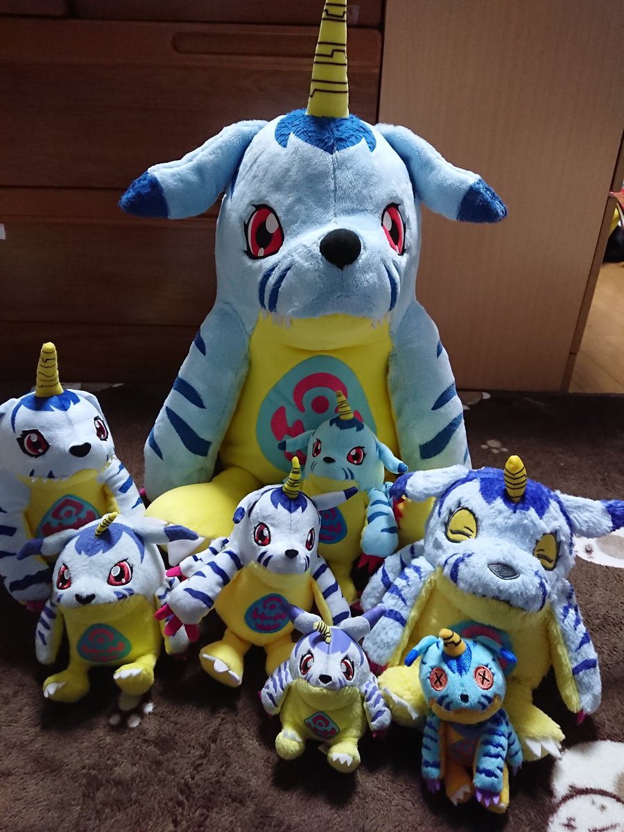 今家にいるガブモンのぬいぐるみ さすがに当時のは無いけど… スティッ