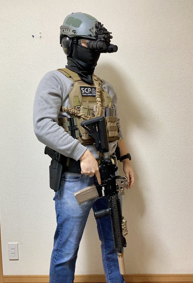 SCP財団装備をしてみました。 SCPの世界観をサバゲーに取り入れてみて