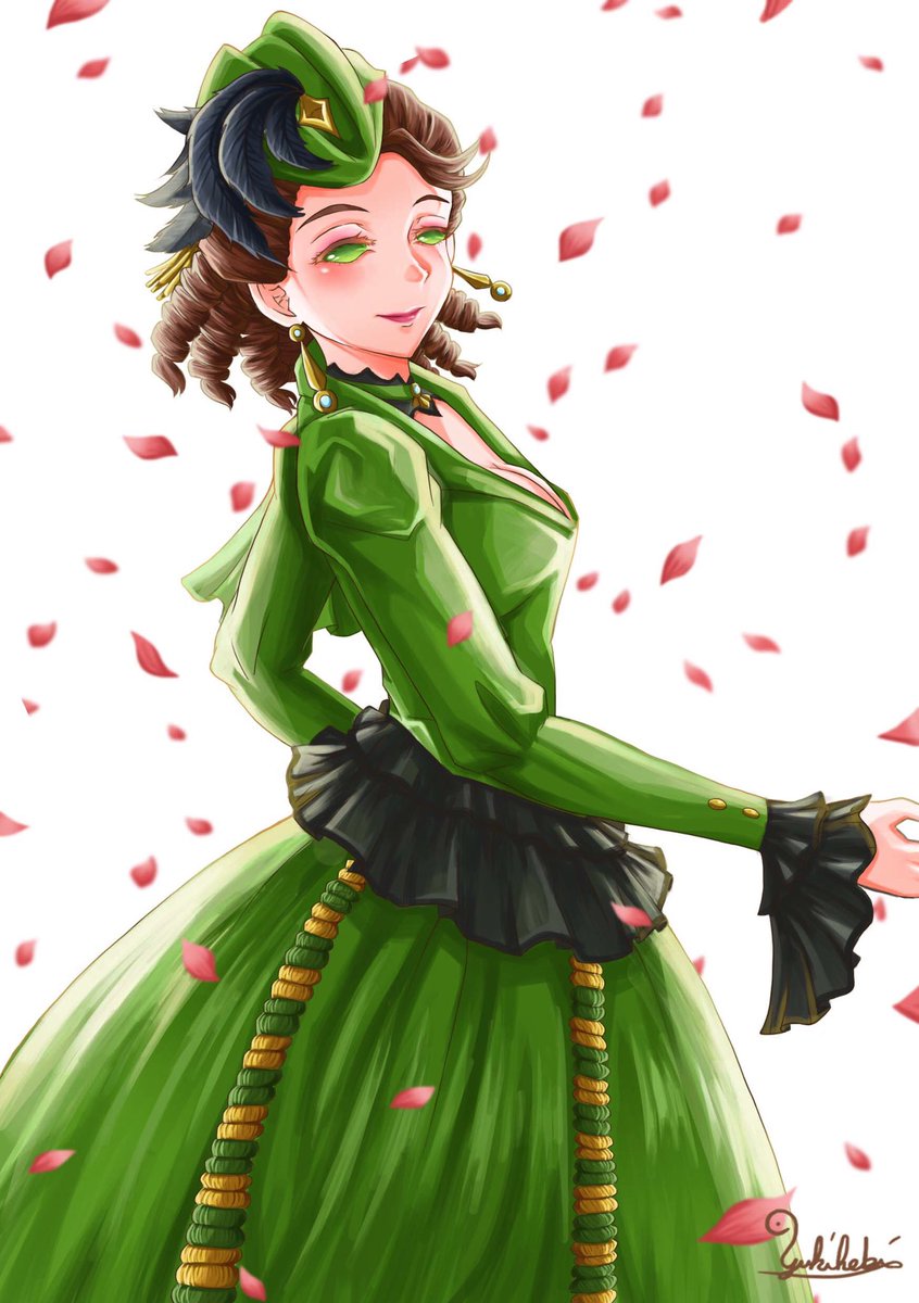 ずっと描きたかったマリー様の衣装 血の女王「スカーレット」 #第五