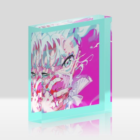 個展グッズ】 EGO アクリルブロック6種 100×100×20mm 各¥5,200