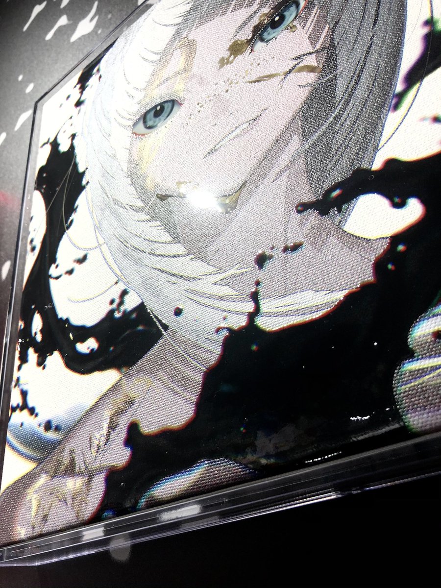 個展作品紹介】 「EGO - Es」「EGO - Id」 300x300mm 仕様：キャンバス