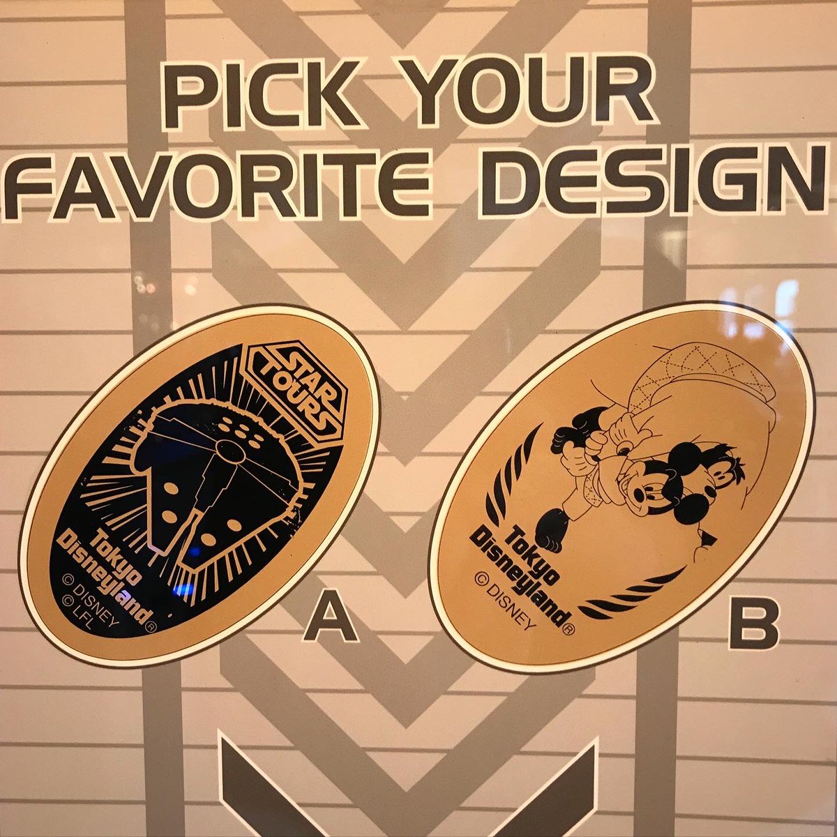 東京ディズニーランド スーベニアメダルにスター・ツアーズの新作が