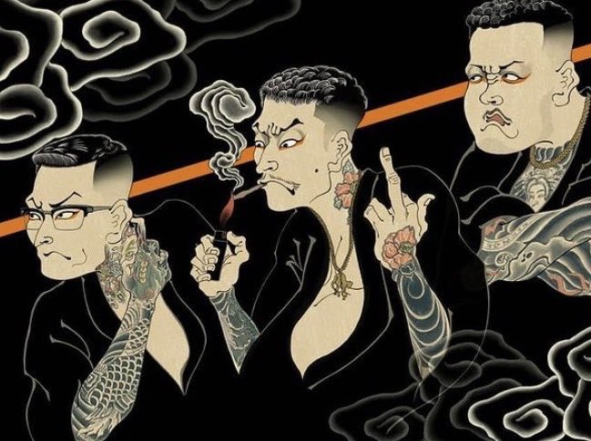 この歌舞伎絵風の舐達麻の絵は非常にセンスあると思う