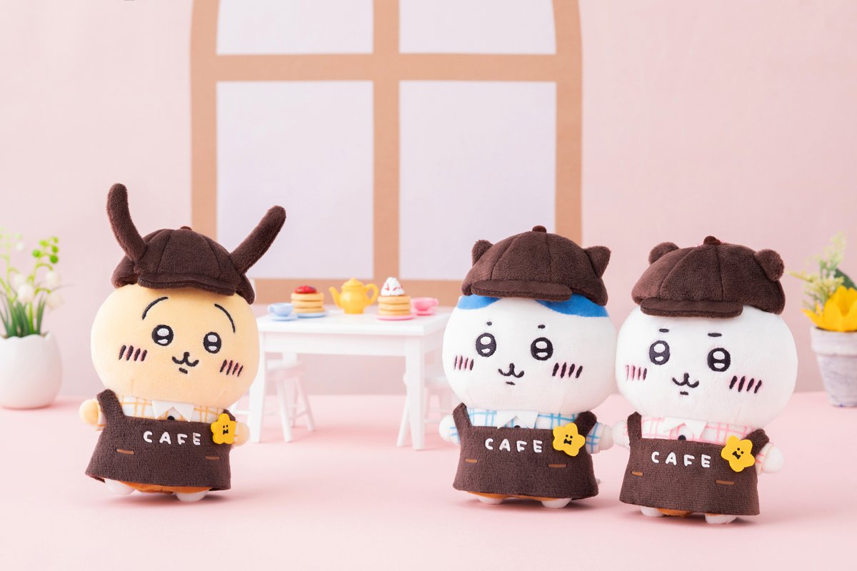 🌱新商品🌱 『カフェの店員さんマスコット』 （#ちいかわ／#ハチワレ