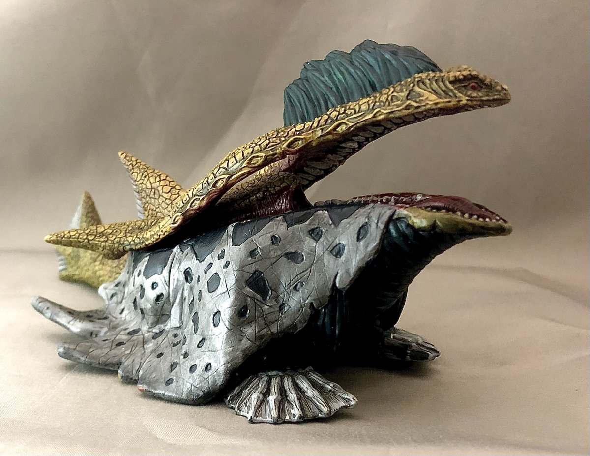 巨大顎怪獣スキューラのソフビをリペイントしました！！ 超時空の大